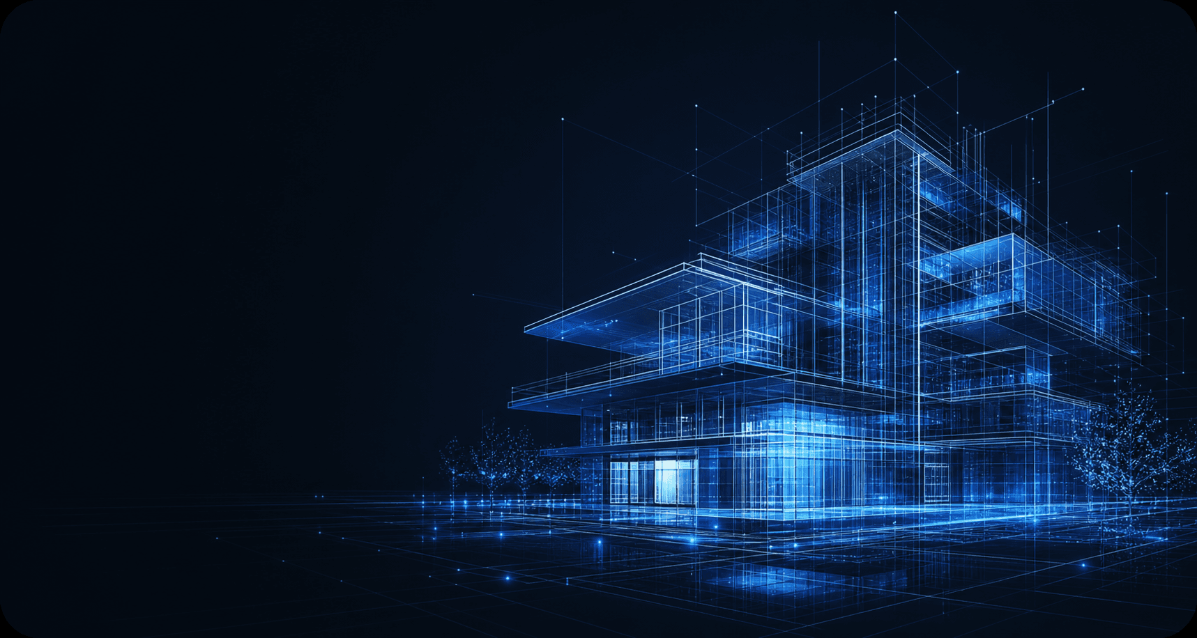 Абстрактная цифровая BIM-модель